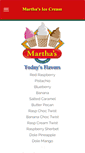 Mobile Screenshot of marthasicecream.com